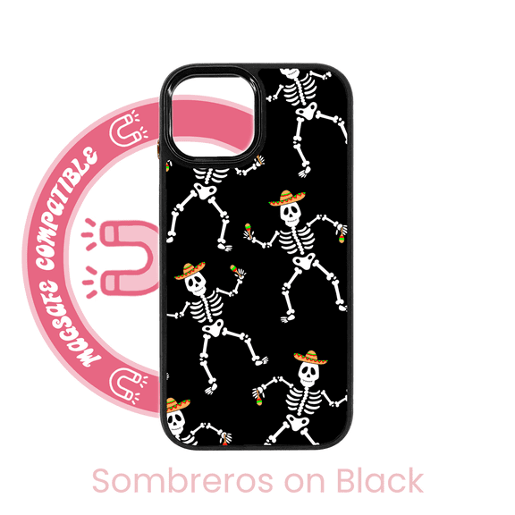 abbyrose Dancing Skeletons MagSafe iPhone Case for iPhone 15