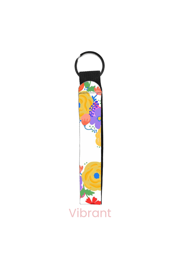 Flower Bouquet Wristlet Key Chain