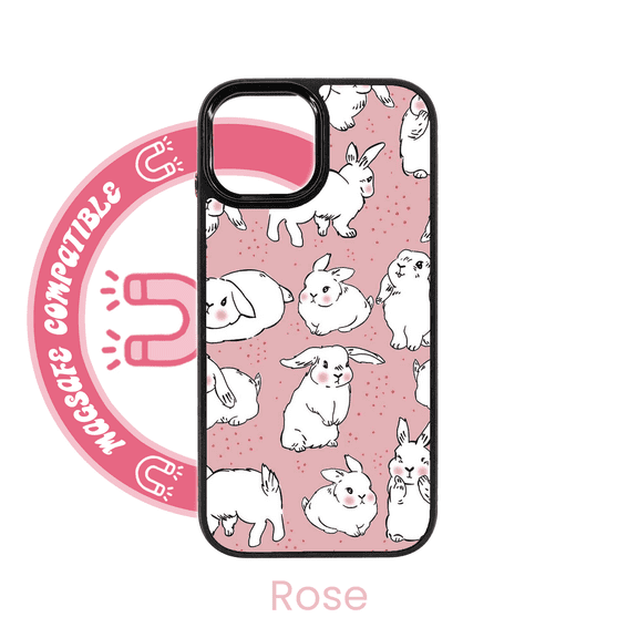 abbyrose Funny Bunny MagSafe iPhone Case for iPhone 12 / iPhone 12 Pro
