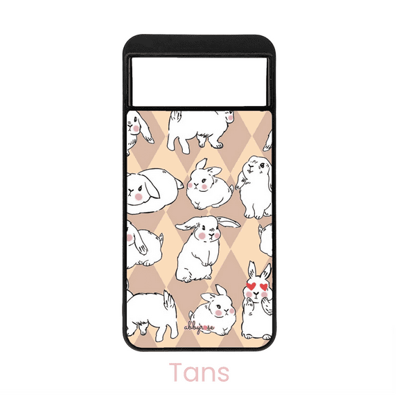 abbyrose Funny Bunny Pixel Phone Case for Pixel 6 Pro