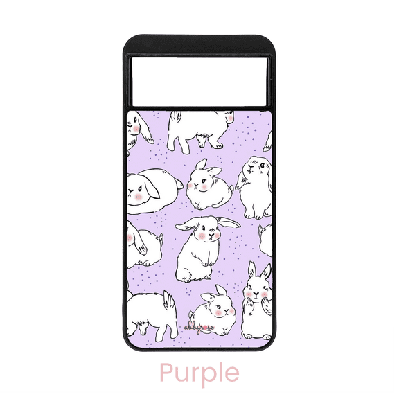 abbyrose Funny Bunny Pixel Phone Case for Pixel 8