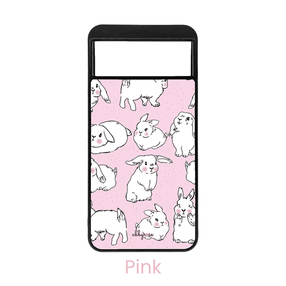 abbyrose Funny Bunny Pixel Phone Case for Pixel 9 Pro Fold