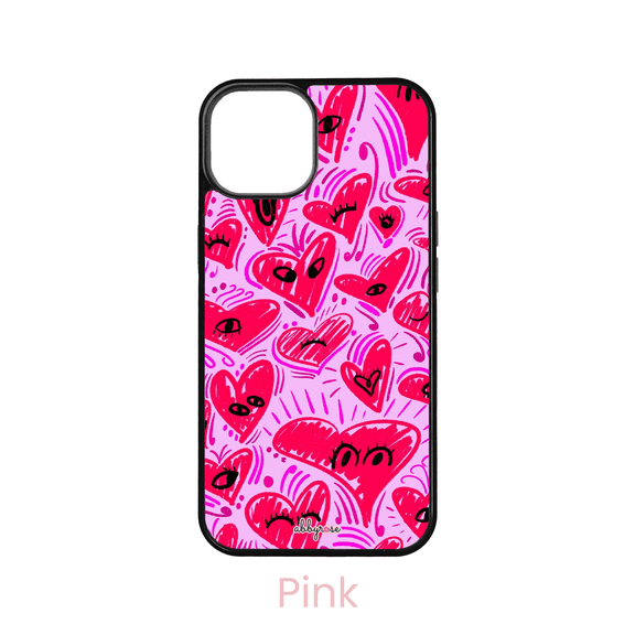 abbyrose Heart Eyes iPhone Case for iPhone 17 Pro Max