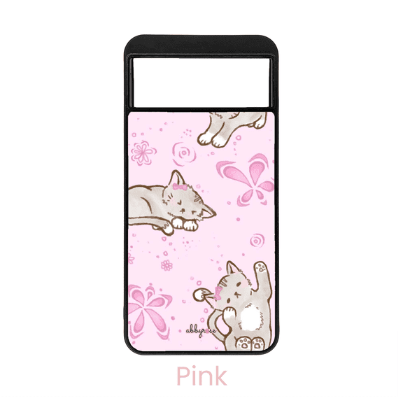 abbyrose Kitty Kat Pixel Phone Case