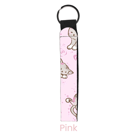 abbyrose Kitty Kat Wristlet Key Chain
