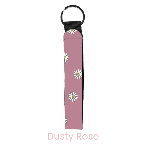 abbyrose Lil' Daisies Wristlet Key Chain