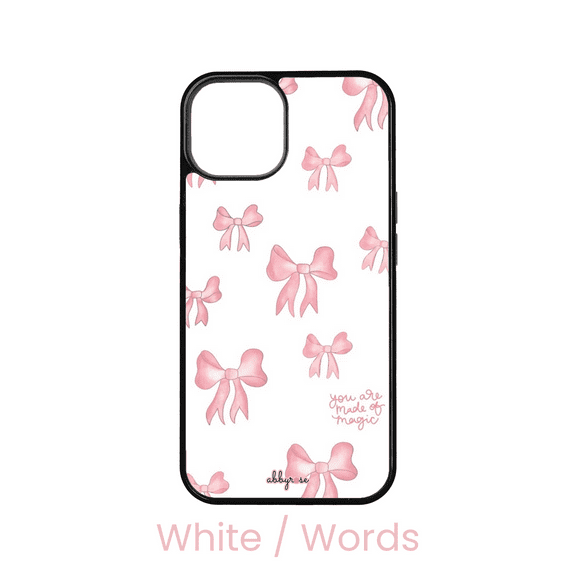 abbyrose Pink Bows iPhone Case for iPhone 17 Pro Max
