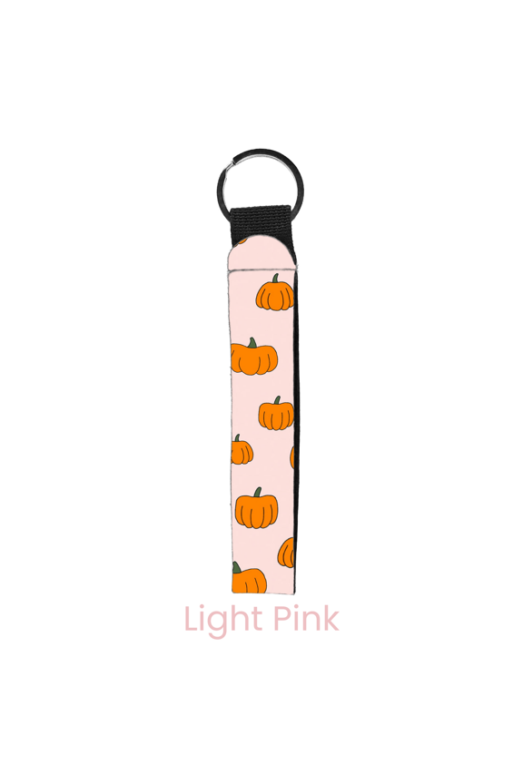 Pumpkin Wristlet Key Chain