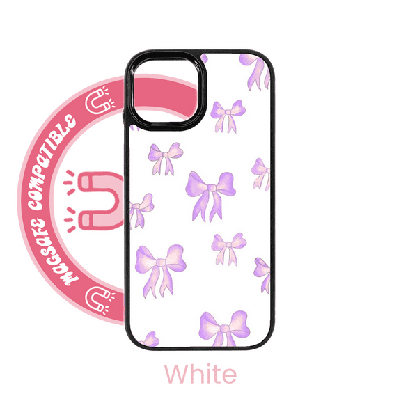abbyrose Purple Bows MagSafe iPhone Case for iPhone 12 Pro Max