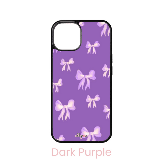 abbyrose Purple Bows iPhone Case for iPhone 15 Plus