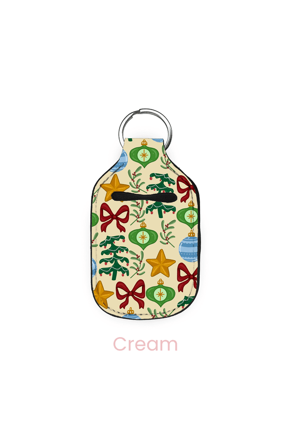 Quilted Christmas Hand Sanitizer Holder