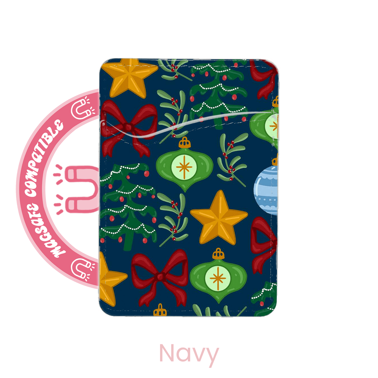 abbyrose Quilted Christmas MagSafe Rose Pocket