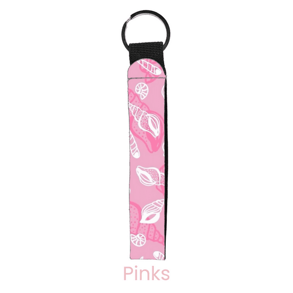 abbyrose Shell Yeah Wristlet Key Chain