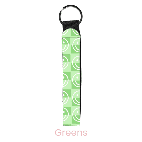 abbyrose Smile Check Wristlet Key Chain