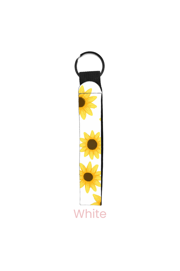 Sunflower Sky Wristlet Key Chain