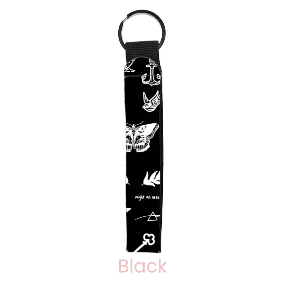 abbyrose Tiny Tats Wristlet Key Chain