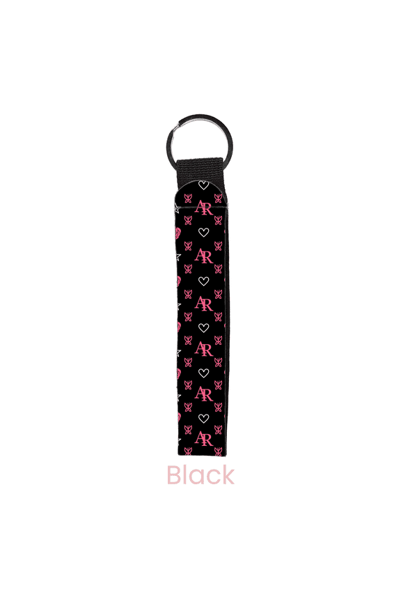Initials Wristlet Key Chain