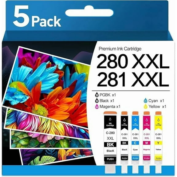 BF  502 Ink Refill Bottles Compatible for Epson 502 Ink Refill Bottles 5 Pack Replacement for Ecotank ET-3850 ET-4760 ET-4850 2850 2760 3760 ET-3830 ET-3843 ET-2750 ET-3750 ET4750 ET-15000 Printer