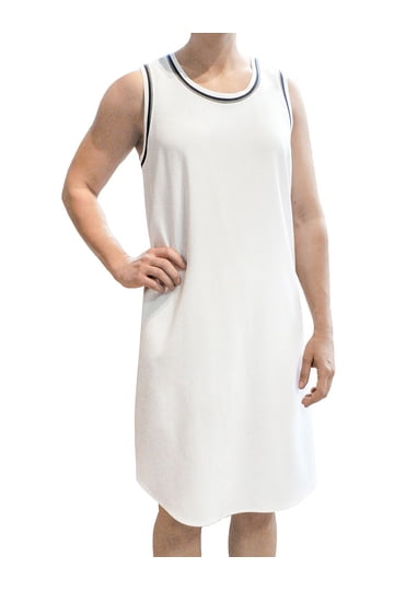Robe Cocktail ABS By Allen Schwartz - Taille 6 - Blanc Perle - Coupe Fit & Flare - Manches Kimono - Neuf Avec étiquettes