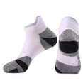 thumbnail image 1 of VONCOS Mens Running Socks White, Performance Athletic Socks with Breathable Mesh, Cushioned Heel & Toe for Training Gym Basketball,Size Free Size, 1 of 2