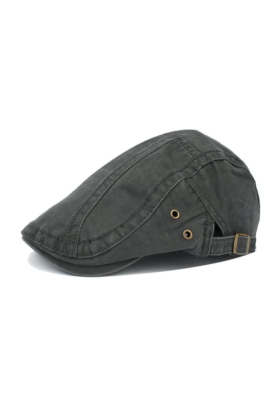 Women Vintage Newsboy Cap -Casual Fashion Hat for Daily Party Outdoor,Dark Gray