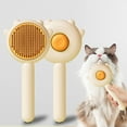 thumbnail image 1 of absob Self-Cleaning Cat Brush for Shedding and Hair Removal - Grooming Tool for Long and Short Haired Cats and Dogs, 1 of 7