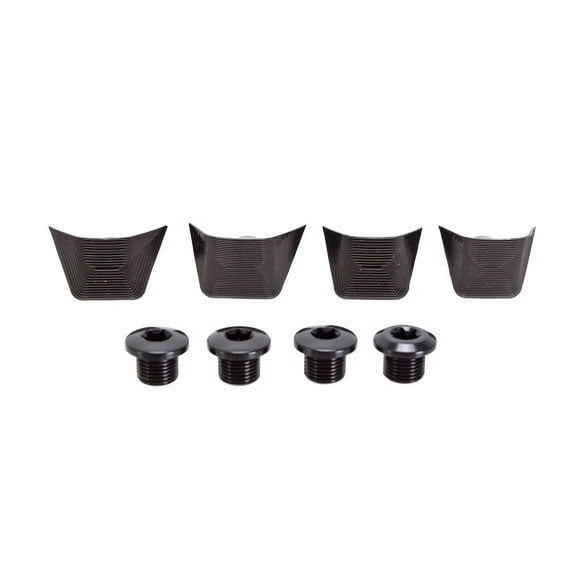 Absolute Black Chainring Bolt Set Absoluteblack Ul6800 Bolts+Covers Bk