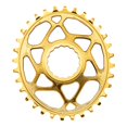 thumbnail image 1 of absoluteBLACK Oval Narrow-Wide Direct Mount Chainring - 32t SRAM 3-Bolt Direct Mount 3mm Offset Gold, 1 of 1