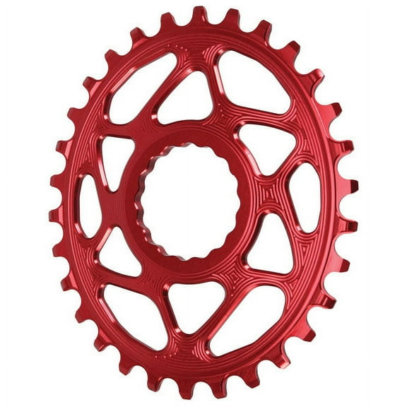 absoluteBLACK Spiderless Cinch DM Oval chainring, 30T - red