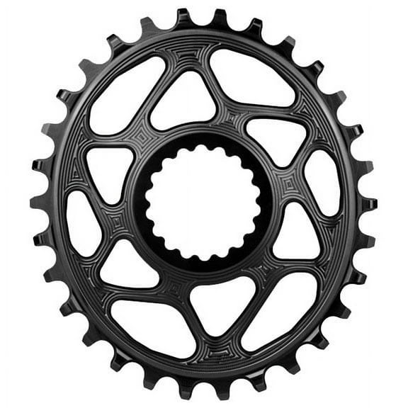 absoluteBLACK Spiderless E*Thirteen DM Oval chainring, 30T - black