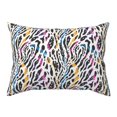 abstract colorful zebra print Pillow Cases Standard Size, Super Soft