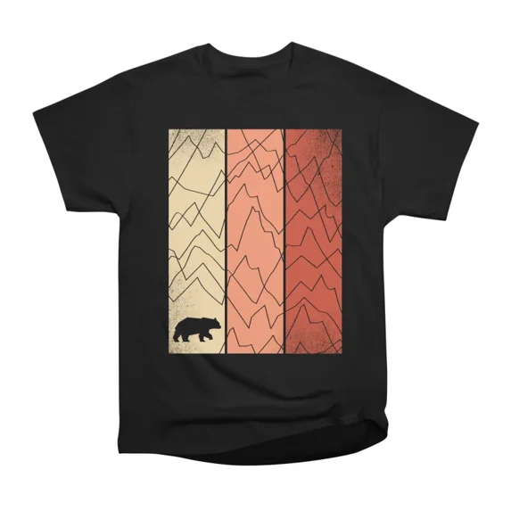 abstract mountain T-Shirt Tee Gift For Him Merch For Her Apparel For ...