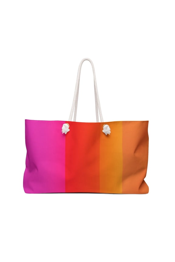 abstract orange pink weekender bag, bag, canvas bag, tote bag, gifts for women, canvas shopper, oversized canvas bag, tote bag for women