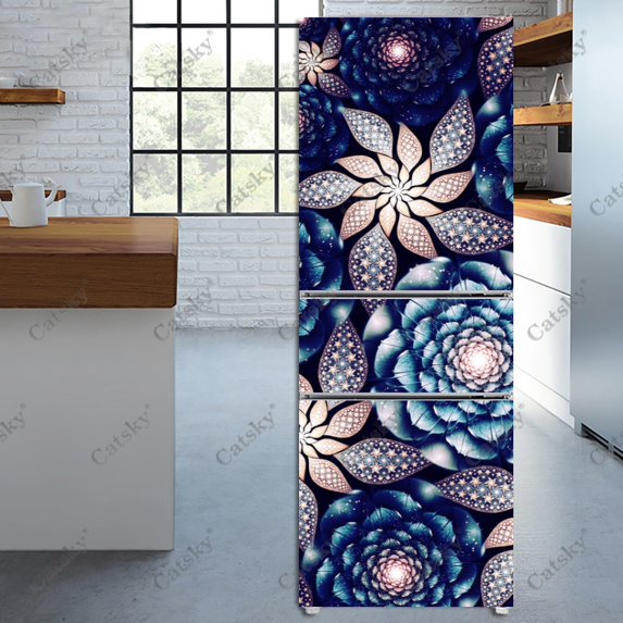 abstract pattern Refrigerator Magnet Home Decor Kitchen Mural DIY Wall Sticker Party Sticker Wallpaper