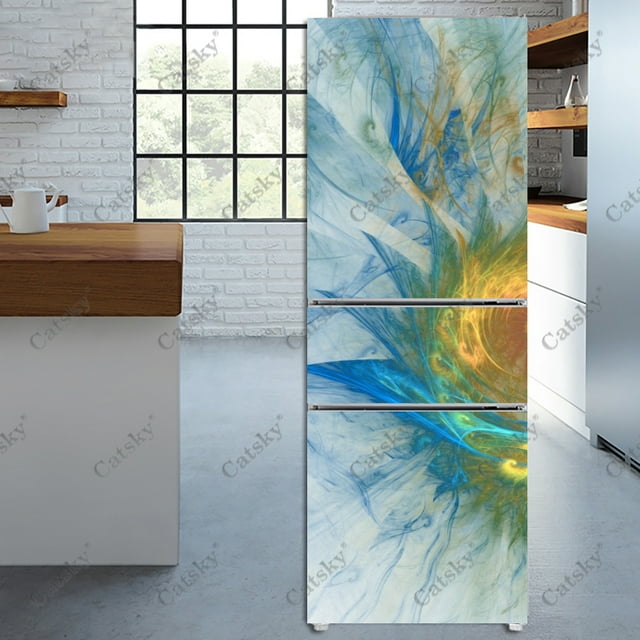 abstract pattern Refrigerator Home Decor Kitchen Mural DIY Wall