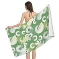 abstractly green pattern Bath Towel Towels for Bathroom, Beach Towels