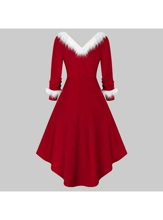 Red christmas dresses for juniors sales