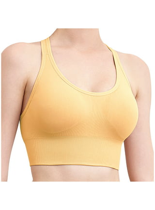 Ozmmyan Wirefree Bras for Women ,Plus Size Adjustable Shoulder Straps Lace  Bra Wirefreee Extra-Elastic Bra Active Yoga Sports Bras 36B/C-46B/C, Summer