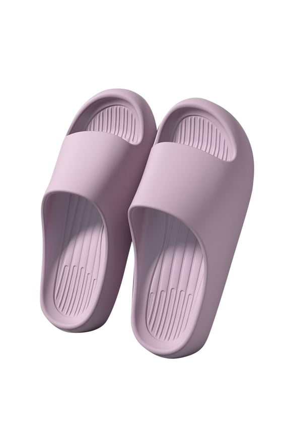 Slippers for Women,Womens Slippers,Slippers for Women and Men House Slides Shower Sandals Cushioned Thick Sole Purple