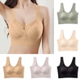 thumbnail image 1 of abtuhar Women Bras Push Up,Summer Bras for Women,Lace Beautiful Style Bra Solid Color Comfortable Bra No Steel Ring Gathering Sexy Support Bra, 1 of 5