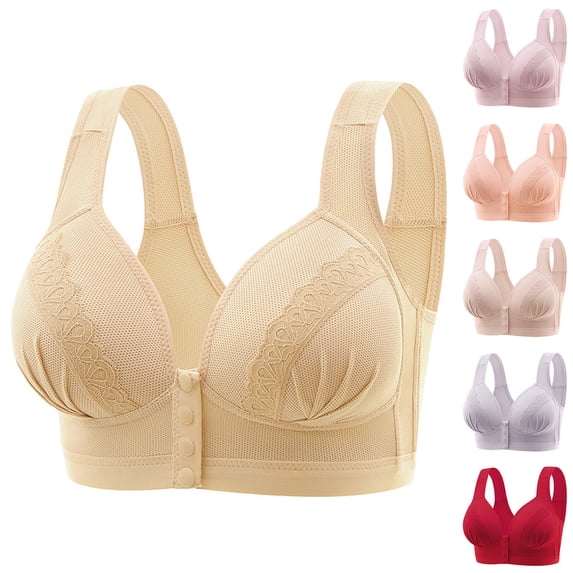abtuhar Women Plus Size Bras,Womens Bras,Comfortable Lace Breathable Bra Underwear No Rims