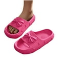 thumbnail image 1 of abtuhar Womens Slides,Slippers for Women,Cloud Slippers for Women and Men,House Slippers Shower Shoes Indoor Slides Bathroom Sandals,Lightweight,Thick Sole,Non-Slip Hot Pink, 1 of 4