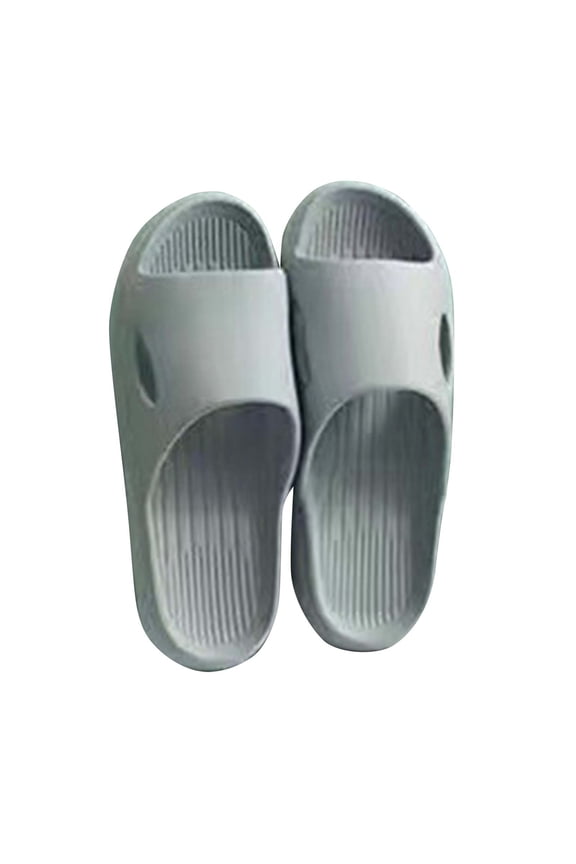 Womens Slippers,Slippers for Women,Non Slip Shower Shoes Bathroom Slippers for Pool Camping Open-toe Gray