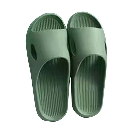abtuhar Womens Slippers,Slippers for Women,Non Slip Shower Shoes Bathroom Slippers for Pool Camping Open-toe Green