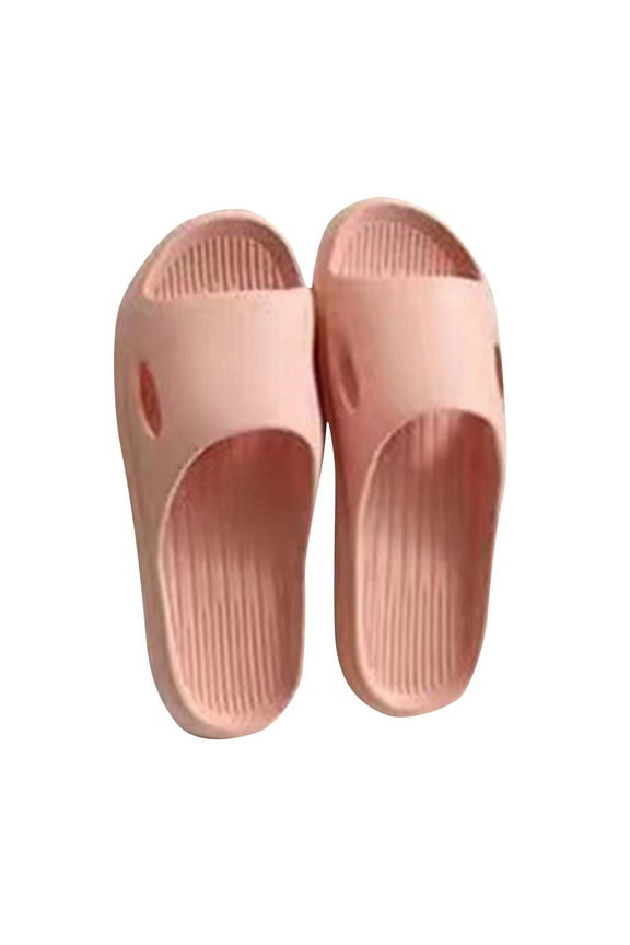 Womens Slippers,Slippers for Women,Non Slip Shower Shoes Bathroom Slippers for Pool Camping Open-toe Pink
