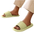 thumbnail image 1 of abtuhar Womens Slippers,Slippers for Women,Shower Shoes for Women with Arch Support Soft Pool Slides Lightweight Beach Sandals Green, 1 of 4