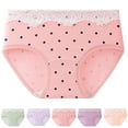 thumbnail image 1 of abtuhar Womens Underwear,Breathable Lace Trimmed High Waisted Triangular Underwear for Women Beige, 1 of 5