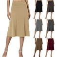thumbnail image 1 of abtuhar Wrap Skirt,Work Skirts for Women Office,Women Casual Trumpet Elastic Fishtail Skirt High Waisted Midi Skirt Coffee S, 1 of 5