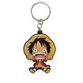 thumbnail image 1 of Super Deformed PVC Luffy Keychain, 1 of 1