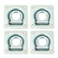 accessories 4PCS Recessed Trailer Rope Ring Stainless Steel 2000lb
